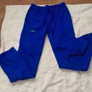 Cherokee scrub pants. Royal blue. S Tall